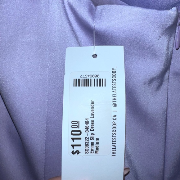 Purple slip dress - Picture 3 of 3